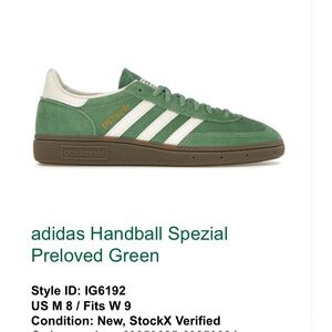 Adidas Handball Spezial unisex casual sneakers green